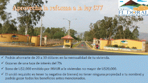 Aprovecha la reforma a la ley 677