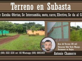 Terreno en subasta